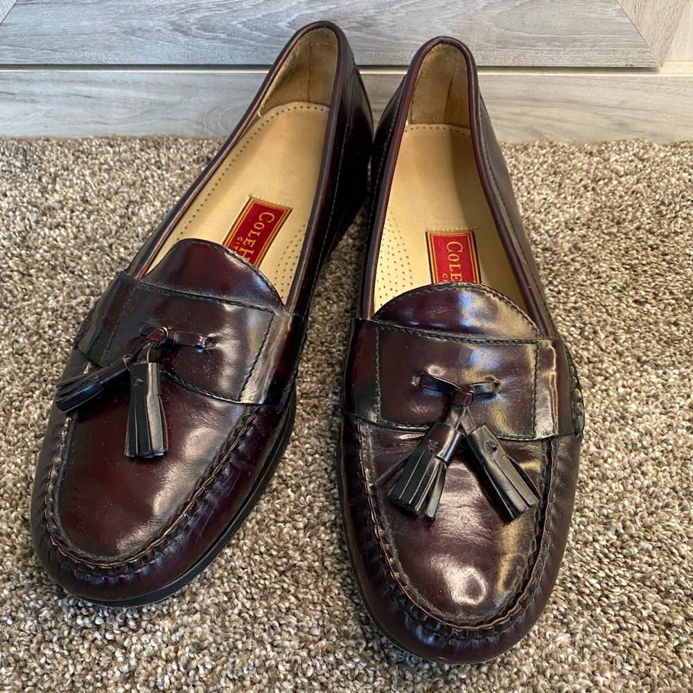 Cole Haan Pinch Tassel Men's Leather Loafer 10.5 Slipon Designer